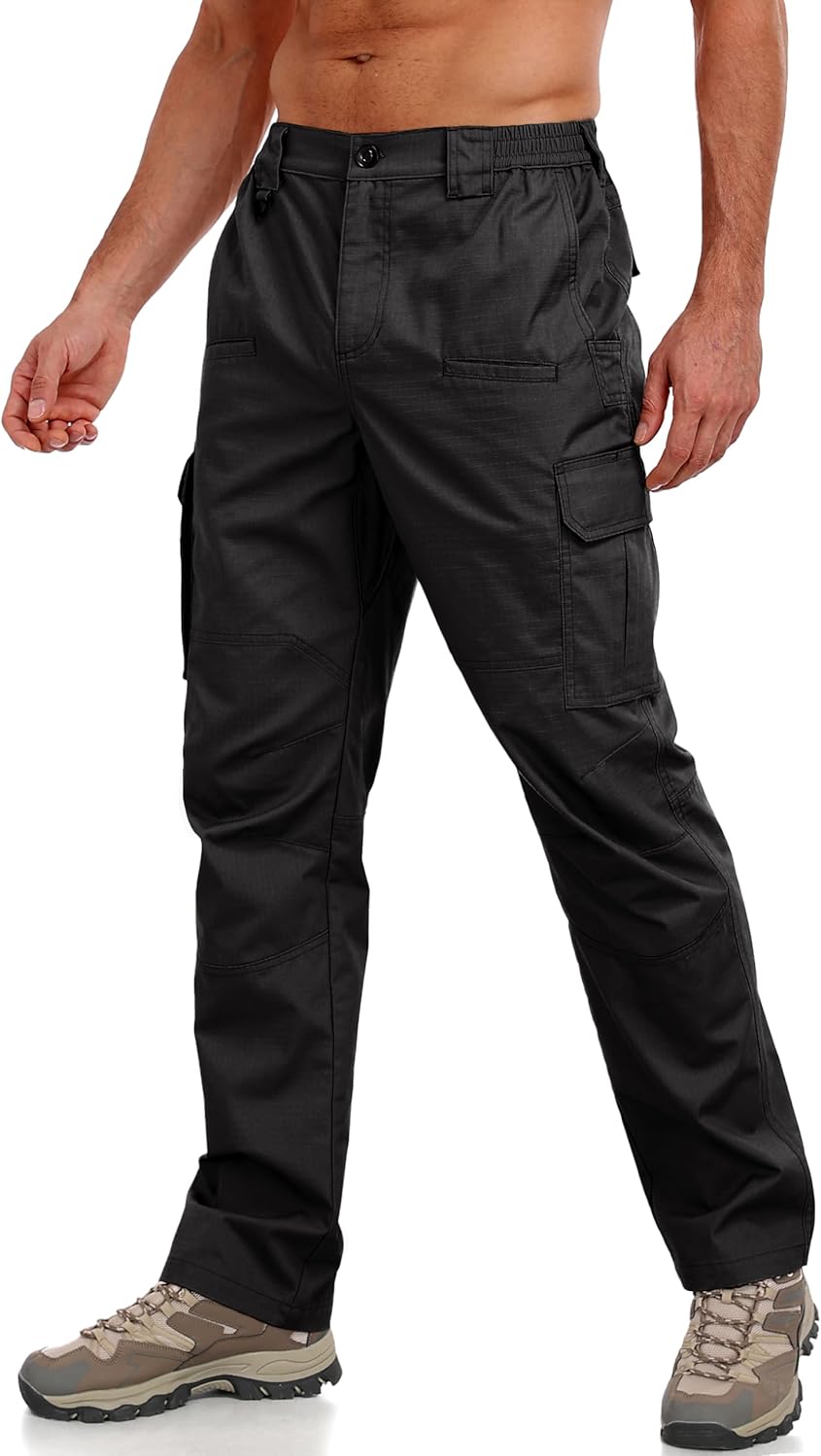 Lzzidou Men's Tactical Cargo Pants for Outdoor Adventures