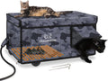 Clawsable Indestructible Heated Cat House for Outside Cats