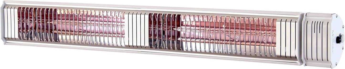 Efficient 3000W Infrared Patio Heater | Remote Control | Low Glare | 3 Power Levels