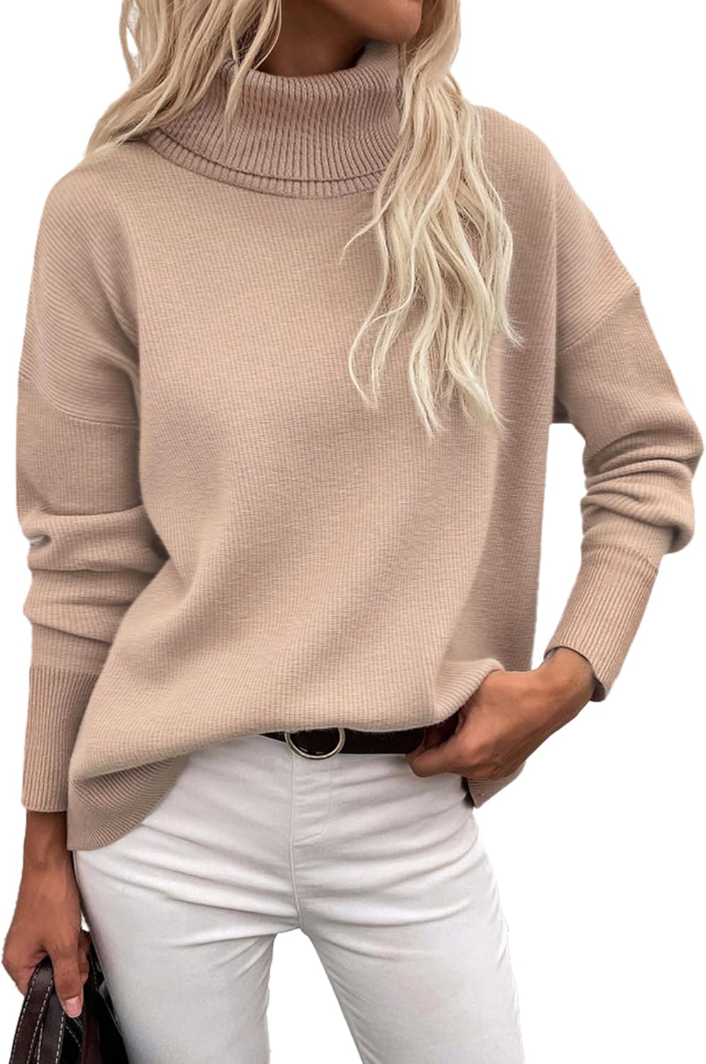 Zeagoo Women's Turtleneck Sweater for Trendy Fall Style