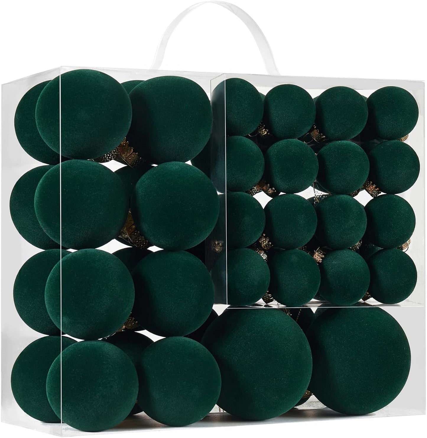 Velvet Christmas Ball Ornaments Set for Elegant Holiday Decor