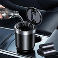 Mini Trash Can for Car With Lid - Compact 960ml Cup Holder Bin