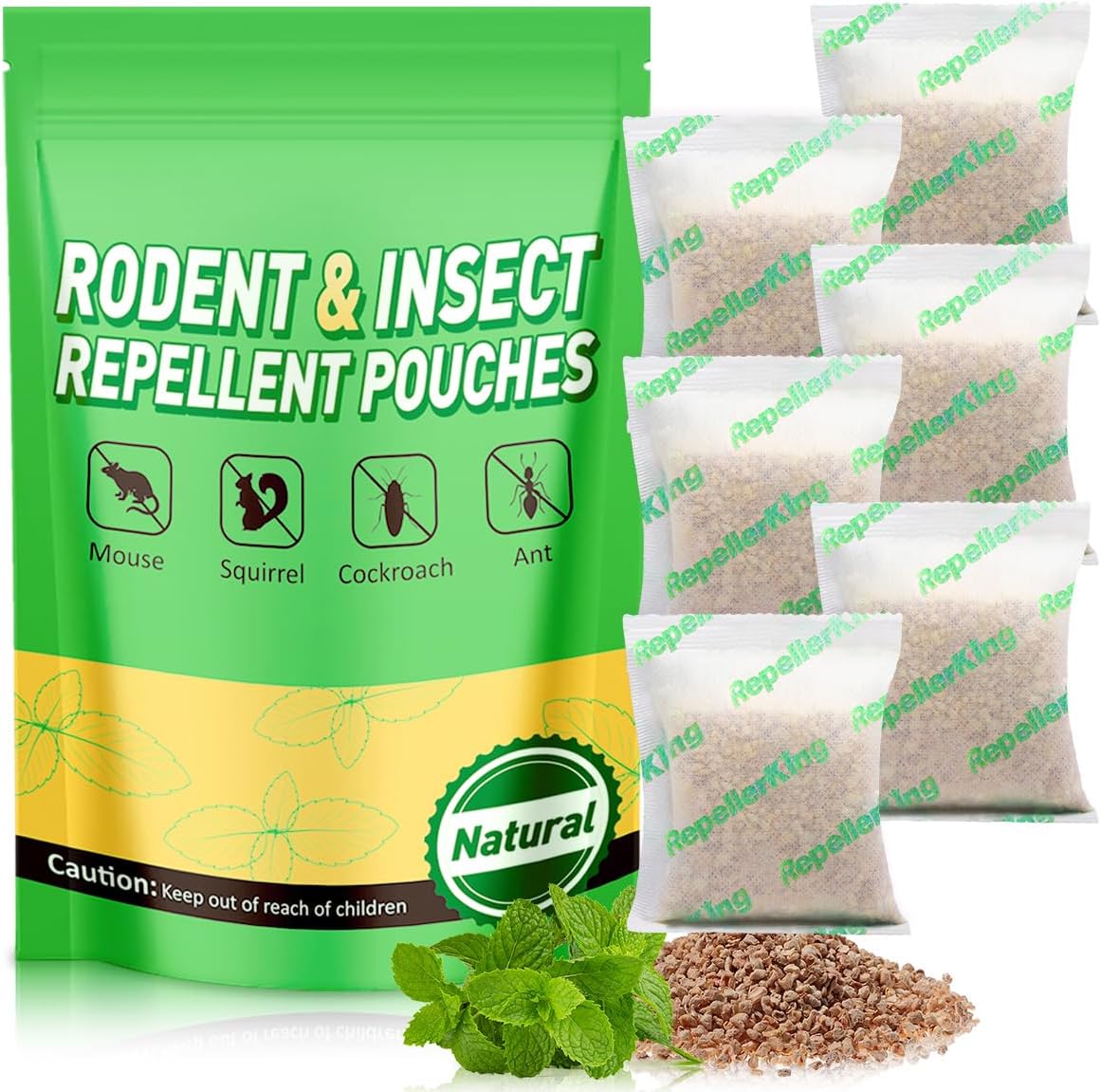 Natural Pest Repellent Pouches by Zekrio