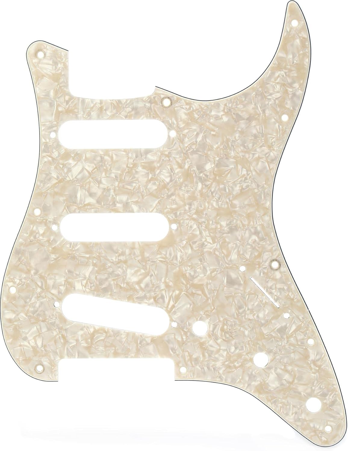 Fender Modern Pickguard for Stratocaster - Aged White Moto