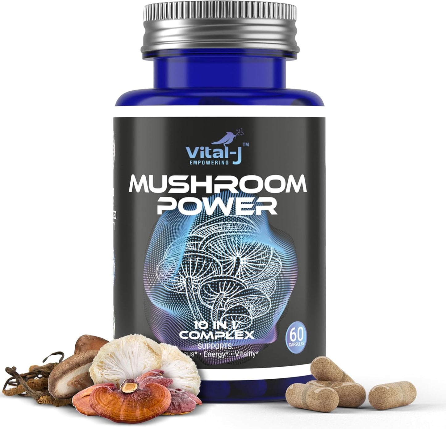 Gut Health & Energy Boost - Mushroom Power Complex
