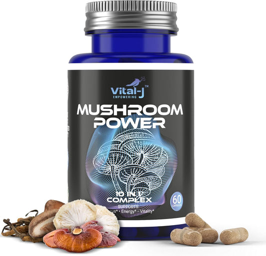 Gut Health & Energy Boost - Mushroom Power Complex