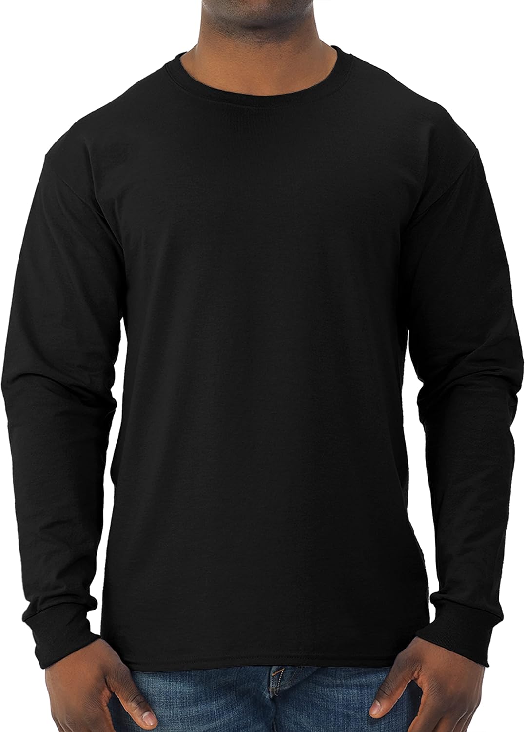 Jerzees Men's Dri-Power Long Sleeve Tee - Moisture-Wicking & Odor Protection! UPF 30+ - Sizes S-3X