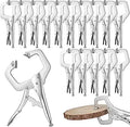 Locking C Clamp 6 in Locking Pliers Adjustable Welding Clamp - Pack