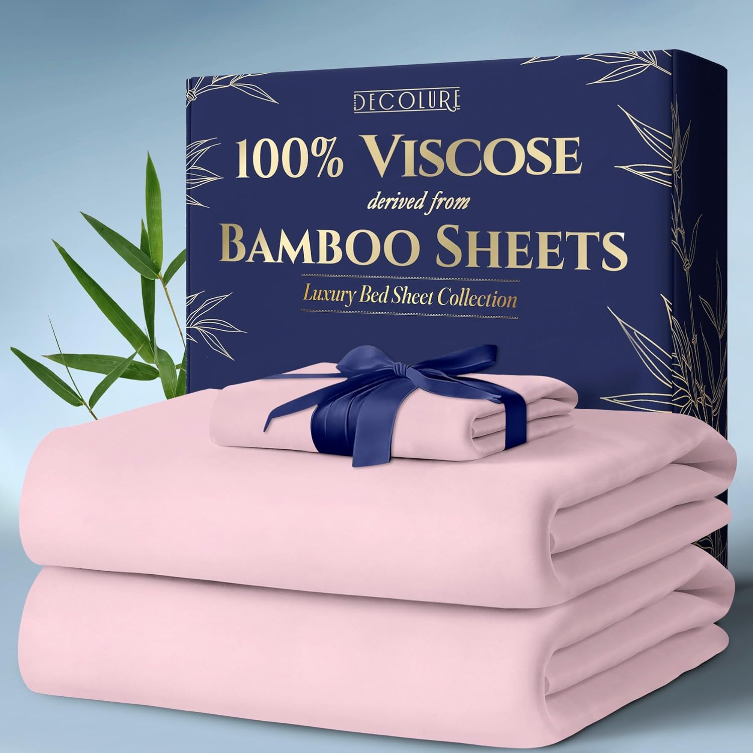 Viscose Derived from Bamboo Twin Sheets Set for Ultimate Comfort
