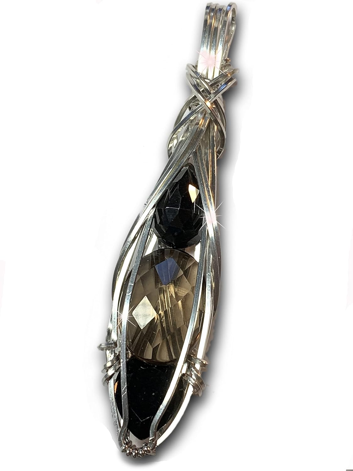 Grounding Crystals Protection Necklace Pendant for Inner Peace