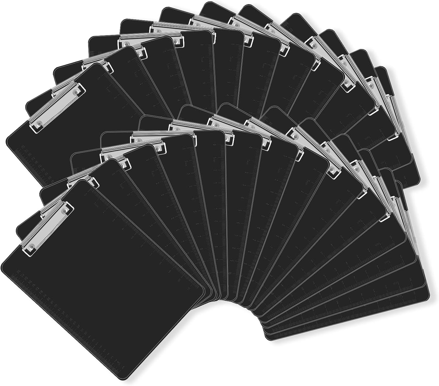 Black Clipboards 26 Pack for Office and Classroom Use