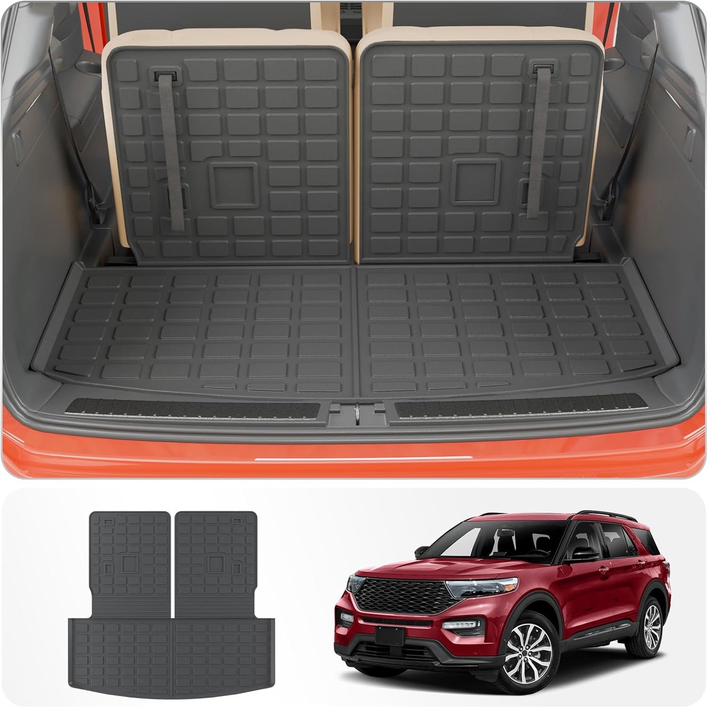 Cargo Mat for 2020-2026 Ford Explorer - All Weather Protection