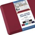 KitchenClouds Kitchen Mat 17.3in x 60in Red - Cushioned Anti Fatigue