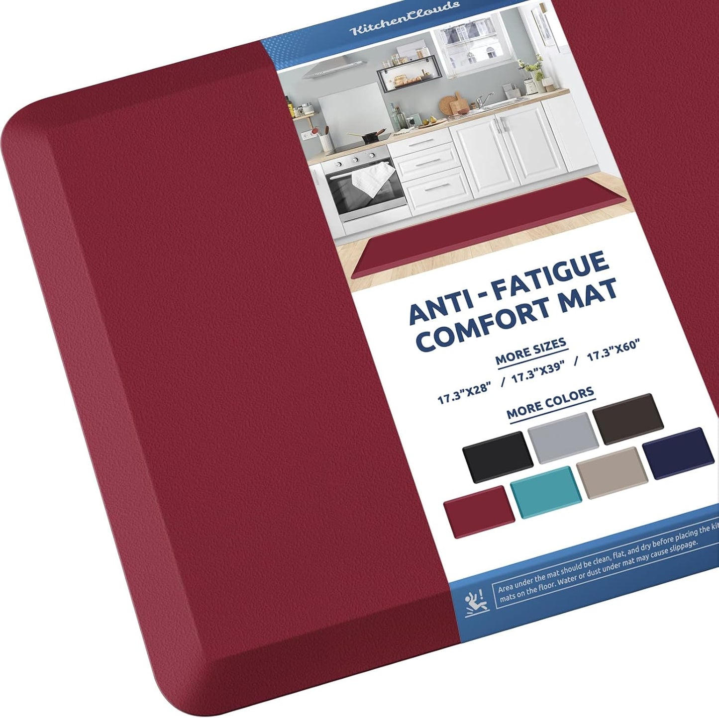 Cushioned Anti Fatigue Kitchen Mat for Comfort and Safety
