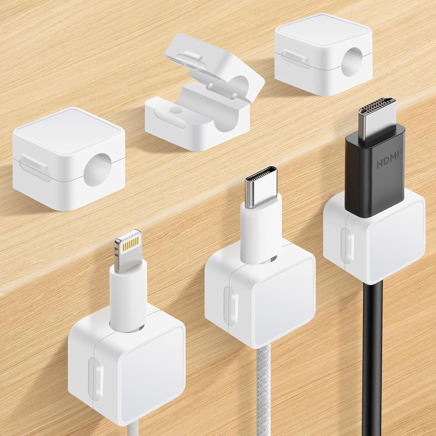 YRBIA Magnetic Cable Clips - Organize Cords Effortlessly!