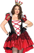 Leg Avenue Women's Plus-Size Royal Red Queen Costume for Parties