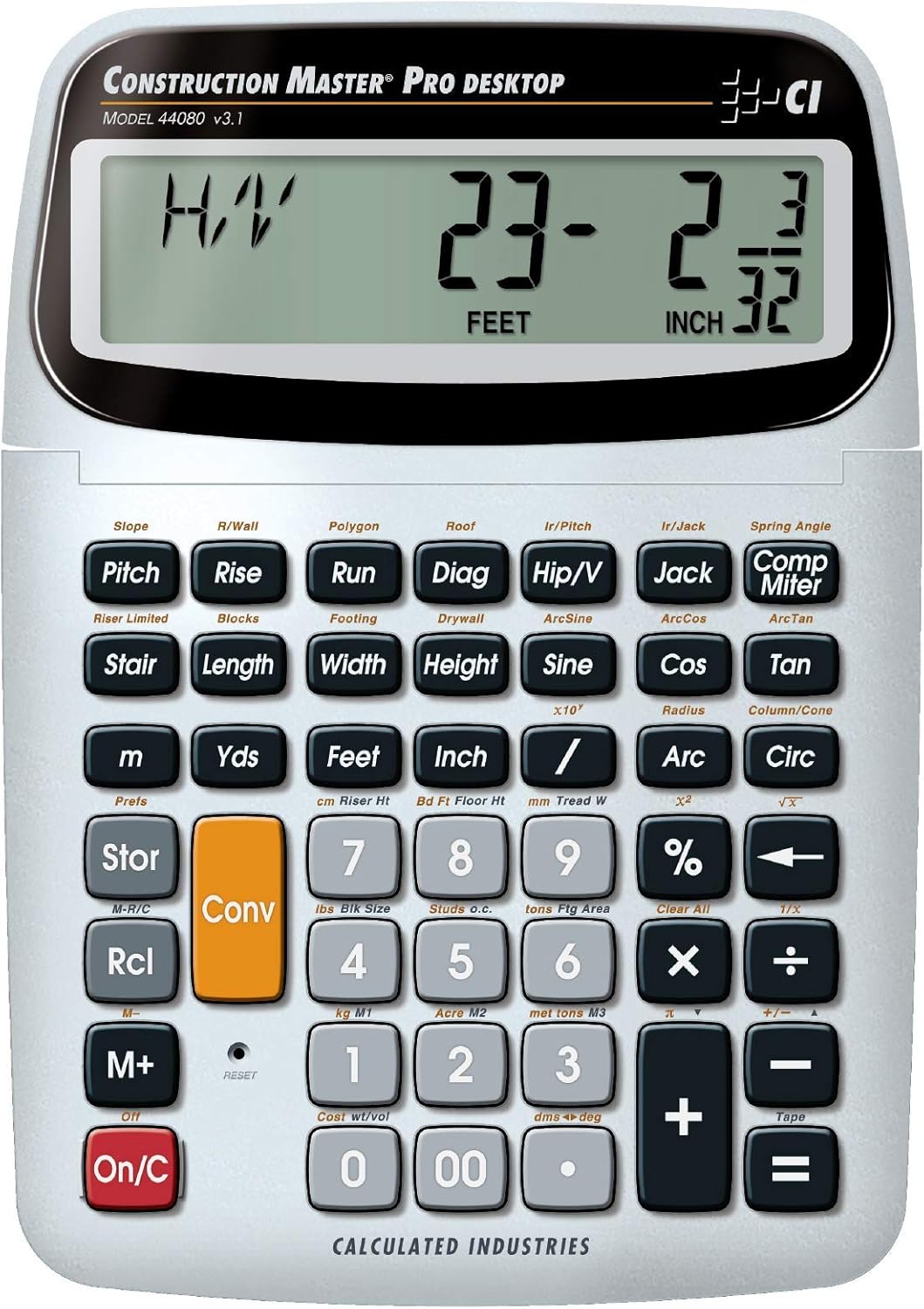 Calculated Industries Construction Master Pro-Desktop Calculator