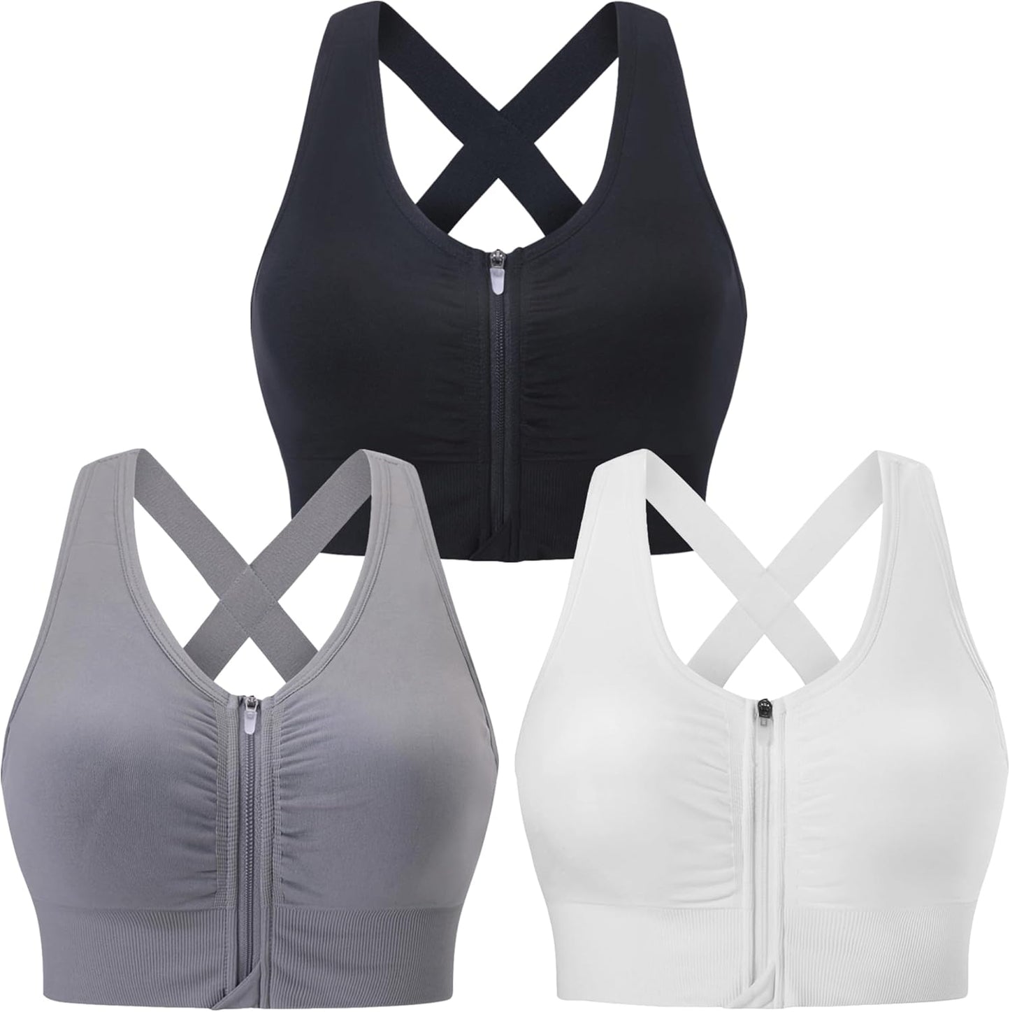 Evcute Zip Front Post-Surgery Bra for Comfortable Recovery