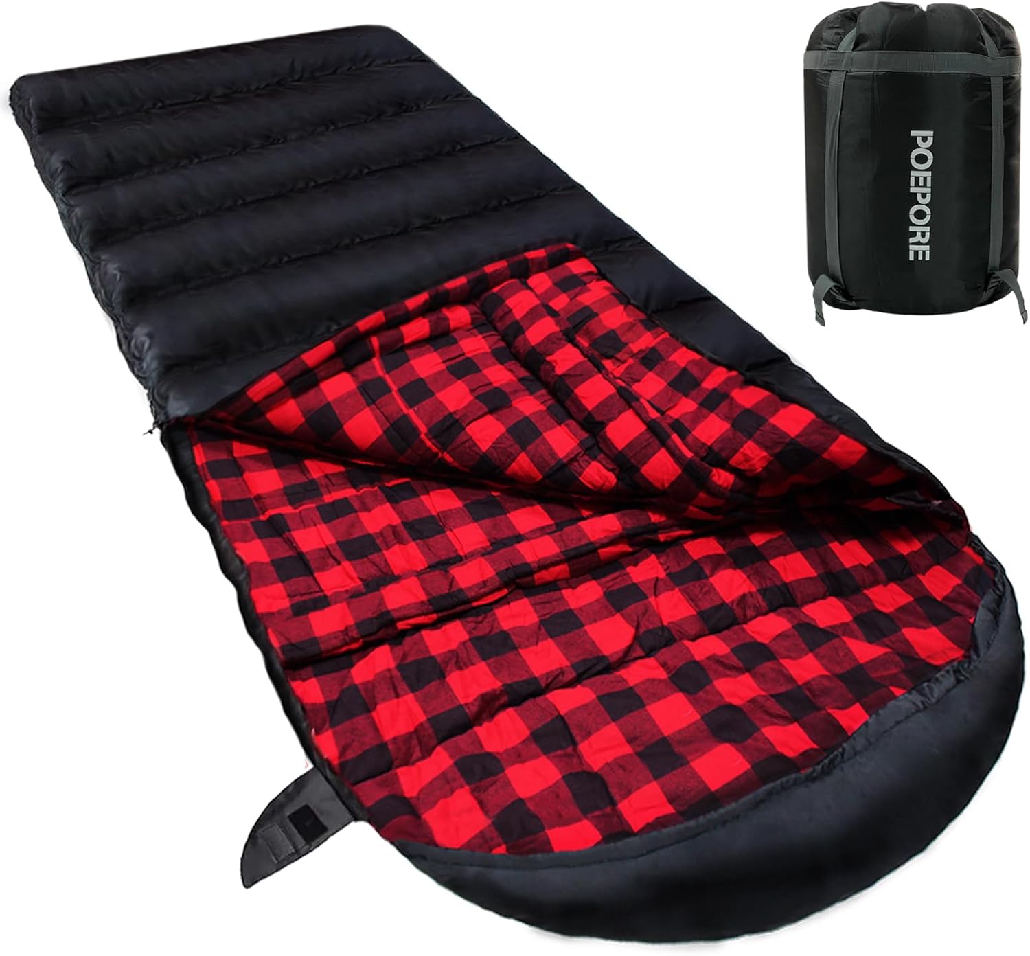 0 Degree XXL Sleeping Bag for Cold Weather Comfort and Warmth