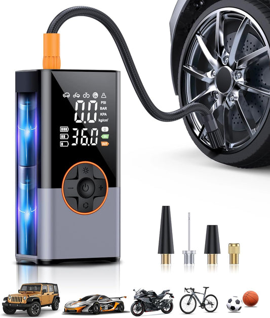 Portable Air Compressor for Fast Tire Inflation and More