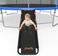 trampoline slide ladder - sturdy universal ladder with handles