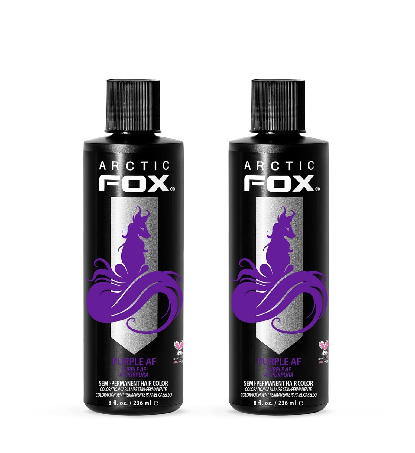 Vibrant Purple AF Semi-Permanent Hair Dye for All Hair Types