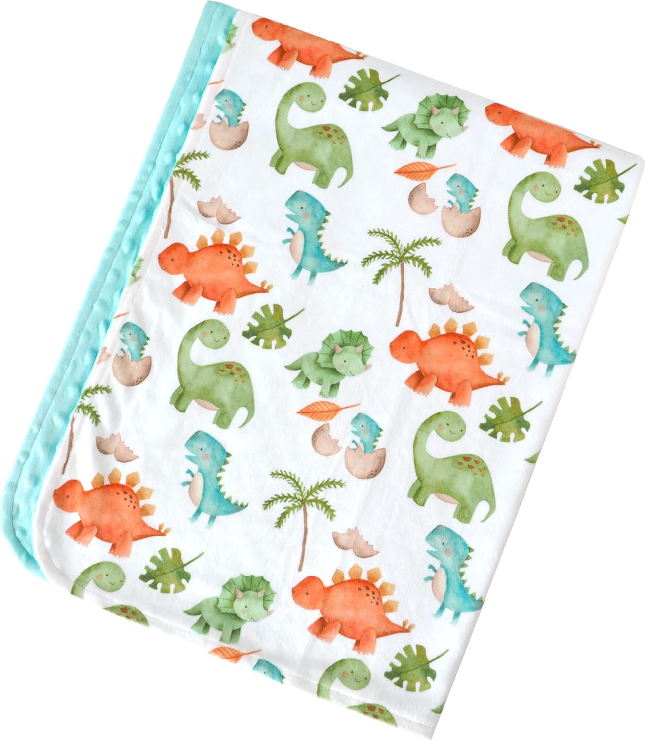 Premium Soft Plush Lightweight Minky Dot Toddler Blanket