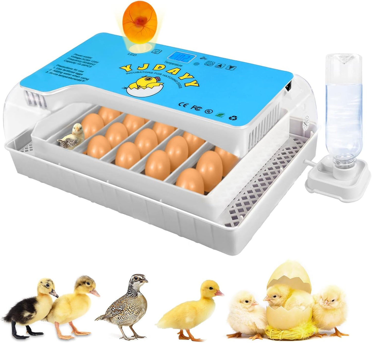 Incubators for Hatching Eggs with Automatic Egg Turning Feature