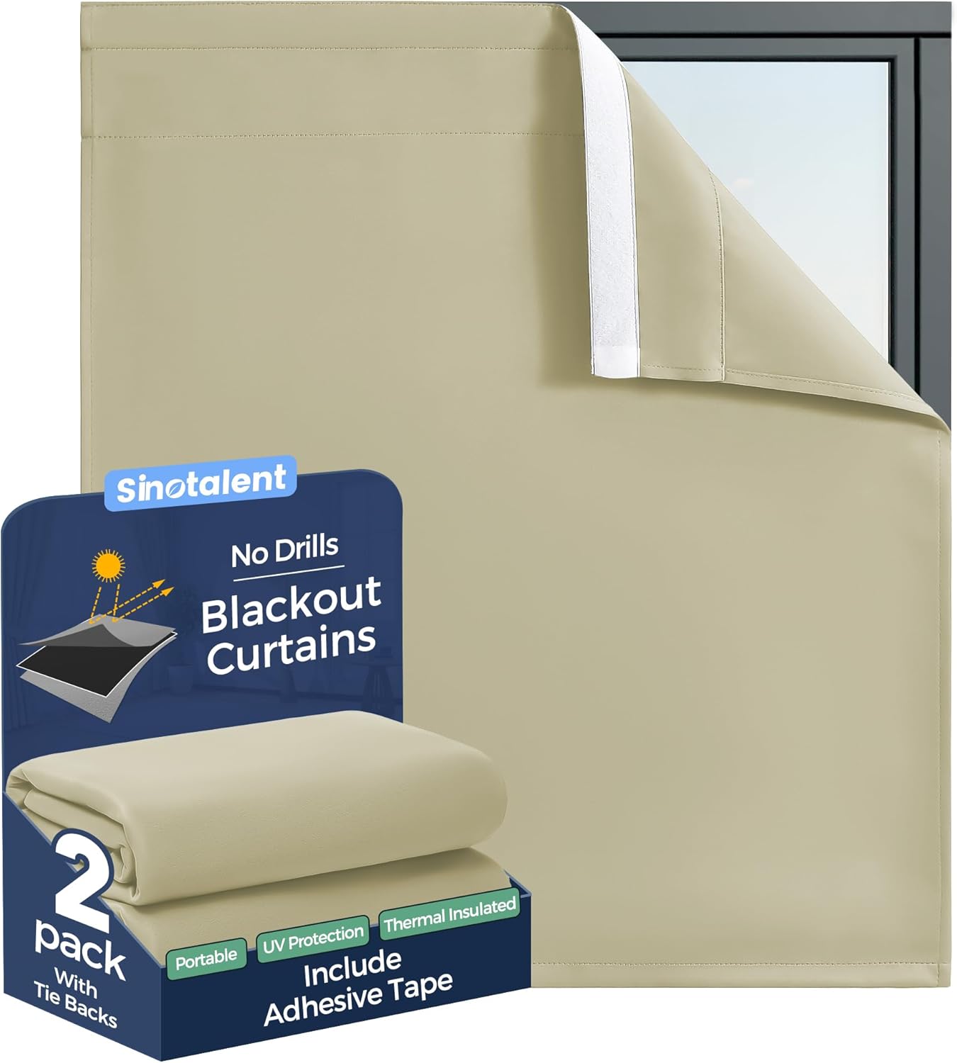 Portable Blackout Curtain Panels for Easy Installation and Style