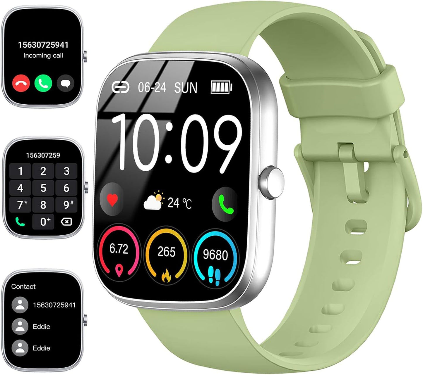 Multifunctional Smartwatch: Calls, Fitness Tracker, Waterproof