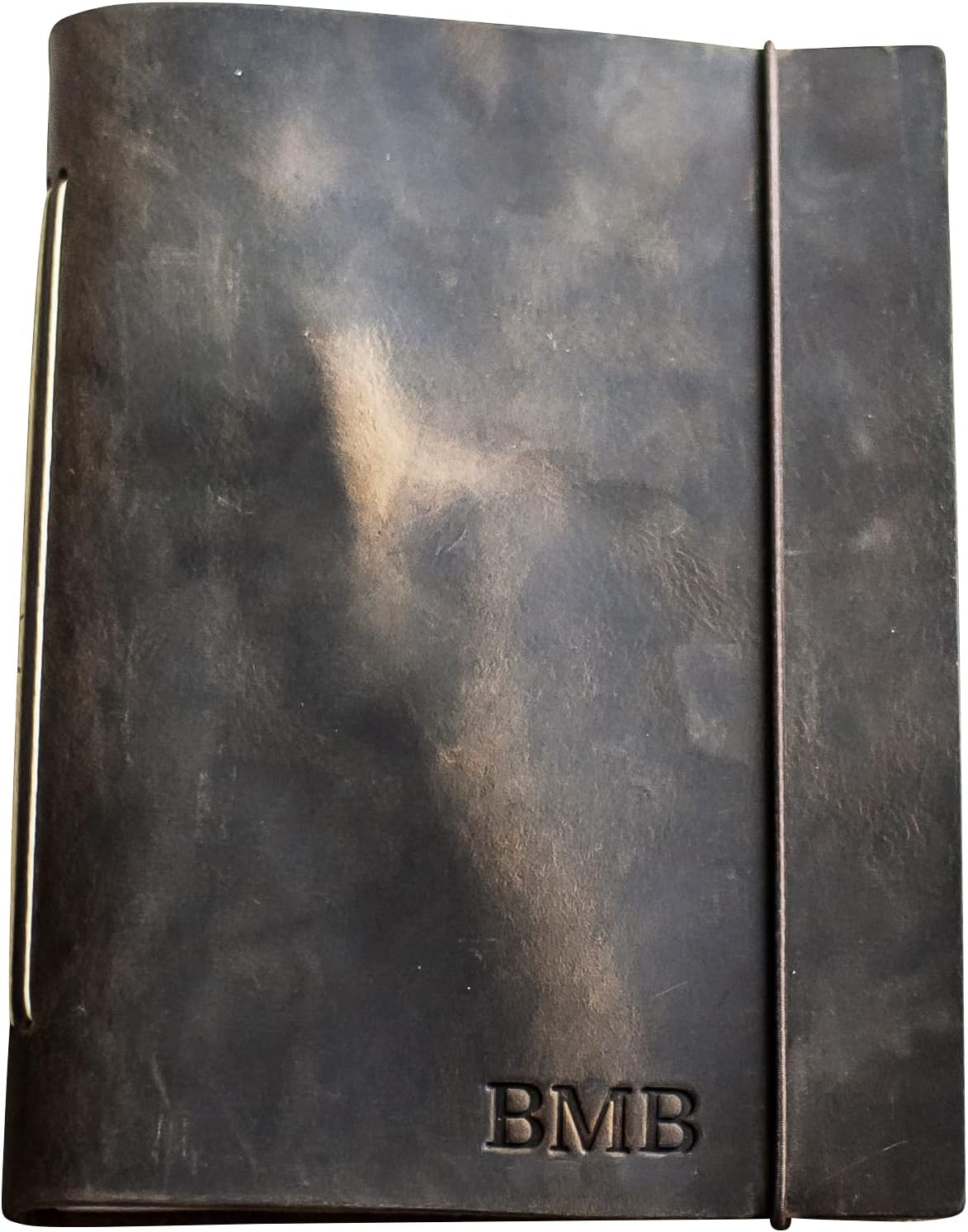 Personalized Premium Leather Journal - Rustic Brown 4x6 Size