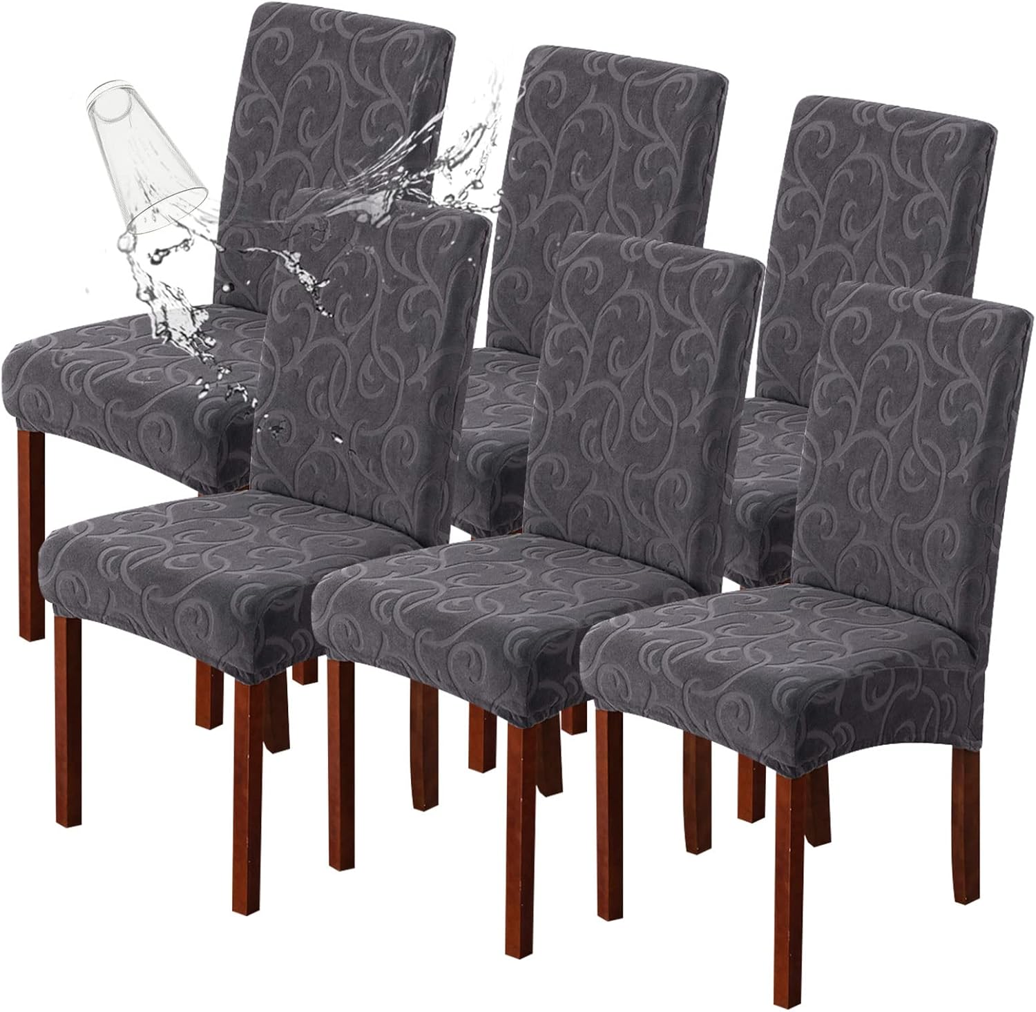 Genina Waterproof Dining Room Chair Covers for Stylish Protection