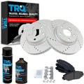 Front Brake Pad & Rotor Kit Semi-Metallic Performance - Direct Fit