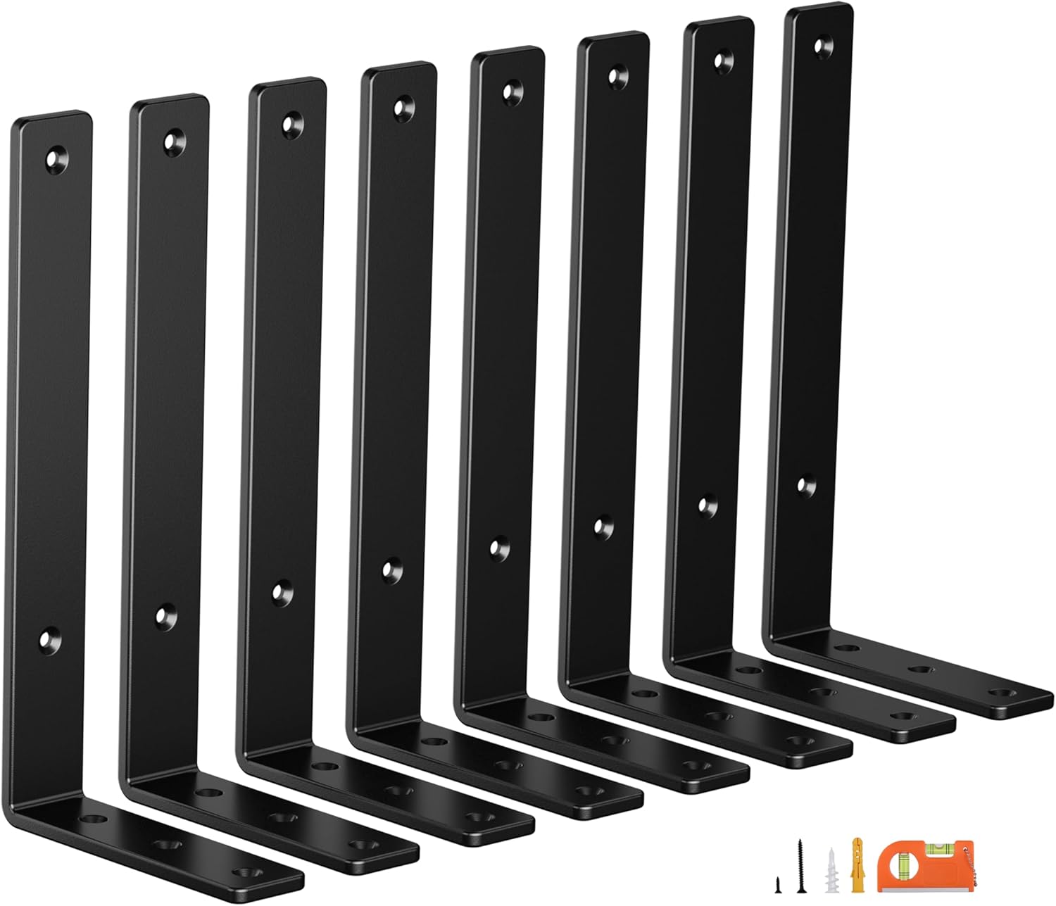 12 Inch Heavy Duty Shelf Brackets for Premium Floating Shelves