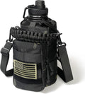 Half Gallon Water Bottle for Men Camo Black - 64 Oz Insulated Jug