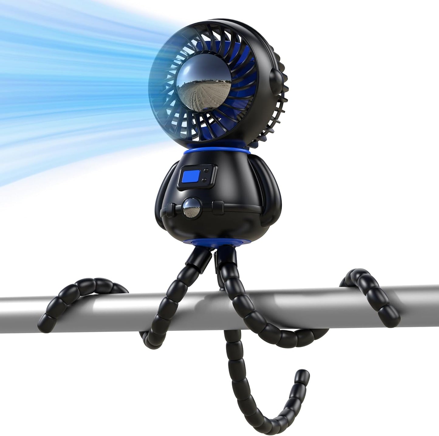 SLENPET Baby-Safe Stroller Fan - Versatile 3-Speed