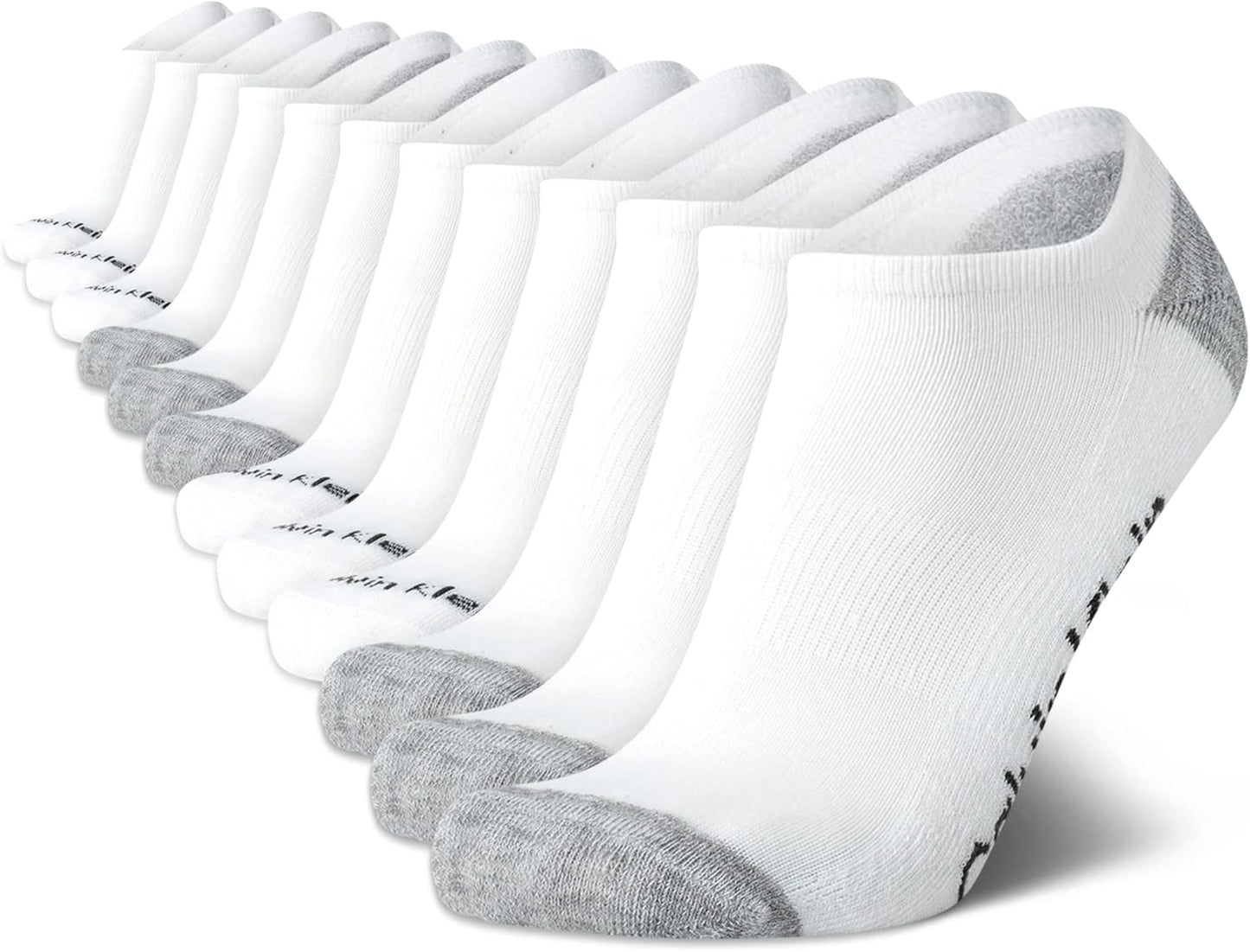 Calvin Klein Mens No Show Socks - Cushioned Low Cut Comfort