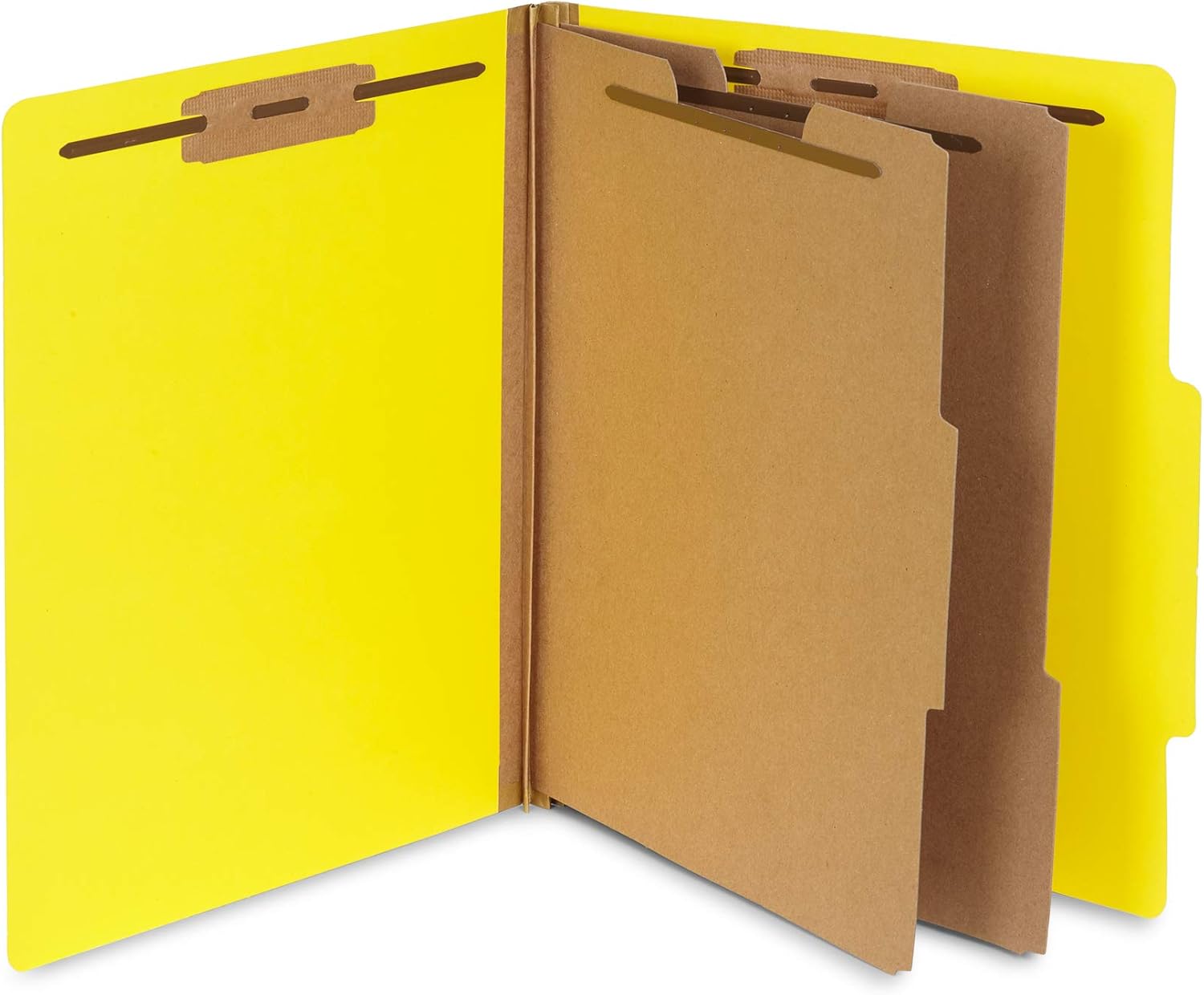 Durable Yellow Classification Folders for Medical and Office Files