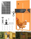 Large Automatic Chicken Coop Door with 4000mAh Battery - Solar Powered