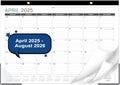 Desk Calendar 2025-2026 - 18-Month Desk/Wall Calendar with Large