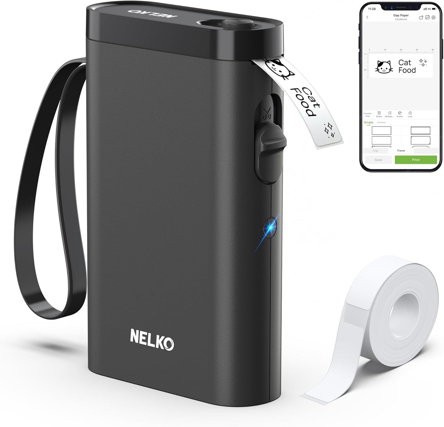 Nelko P21 Bluetooth Label Maker for Home Office School Use
