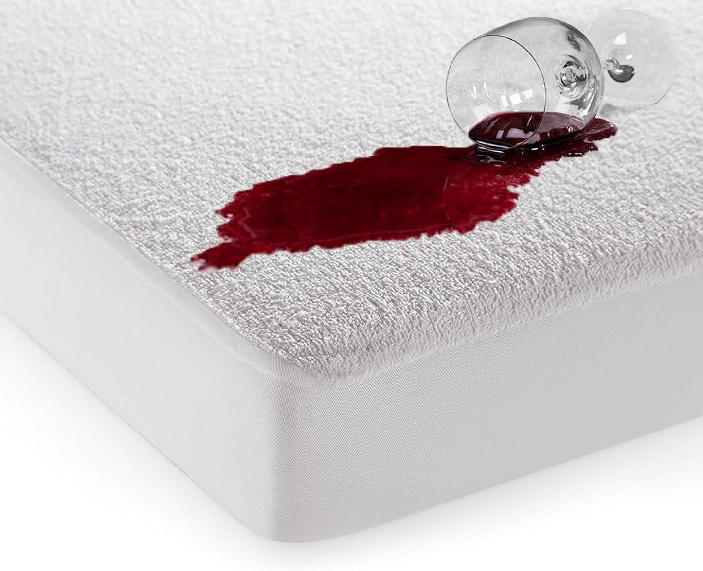 Threadmill Waterproof Mattress Protector for California King Beds