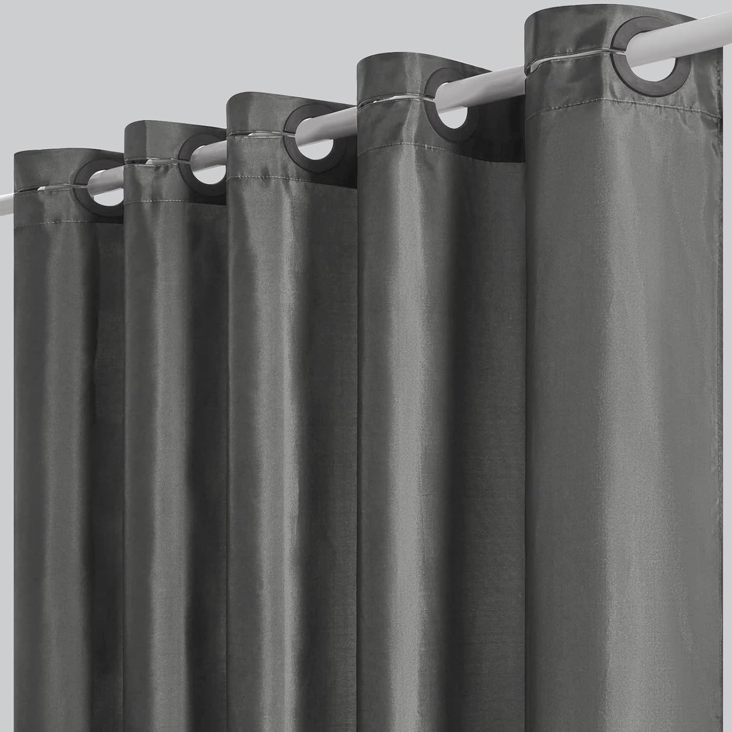 Furlinic Hotel Style Shower Curtain, Waterproof & Machine Washable