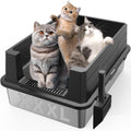 XXXL Stainless Steel Litter Box - Extra Large Metal Litter Box for Big