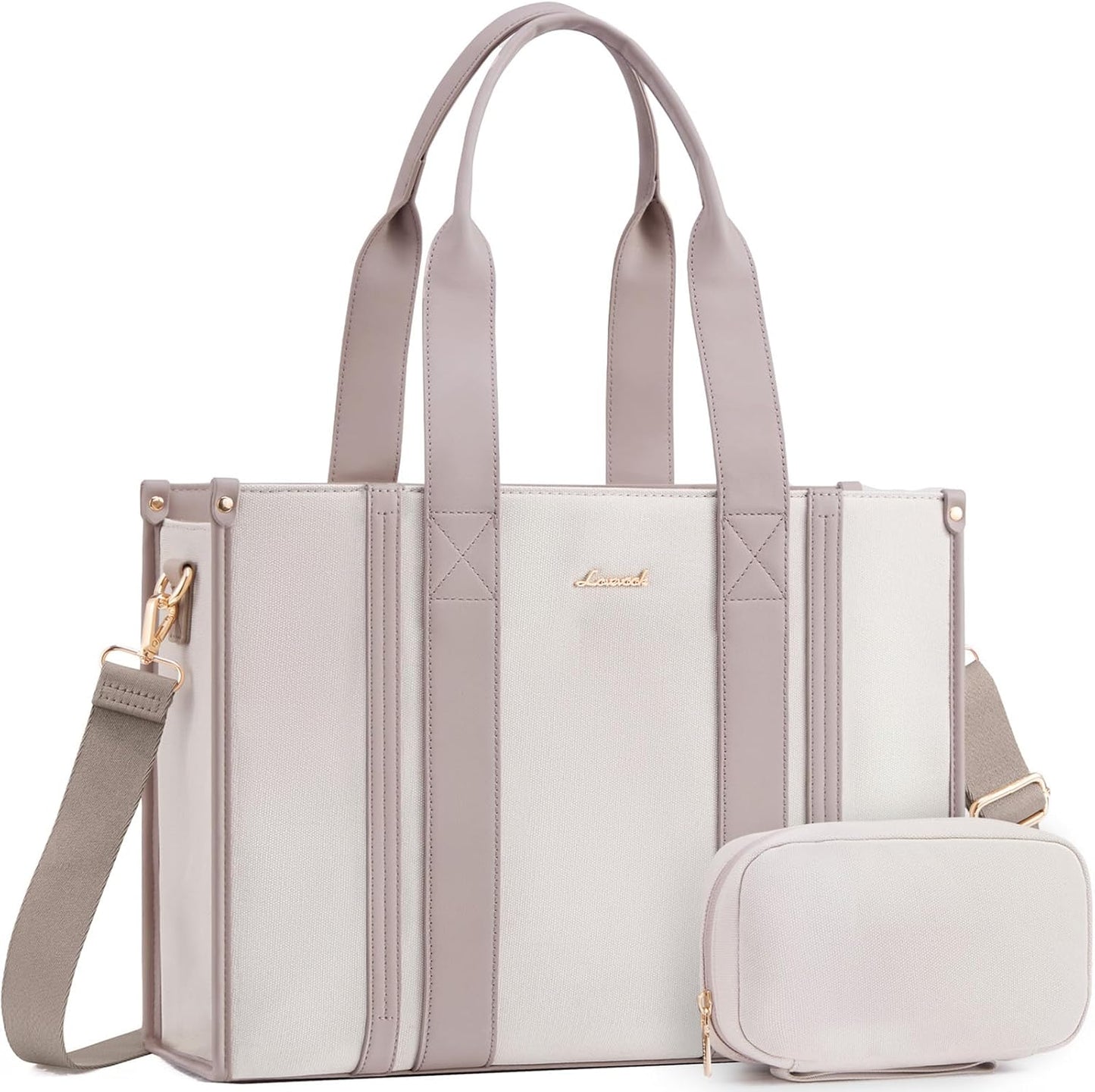 LOVEVOOK Large Waterproof Laptop Bag for Women - Stylish Tote