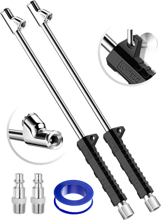 LUMITECO 14 Extended Reach Dual Air Chuck Set