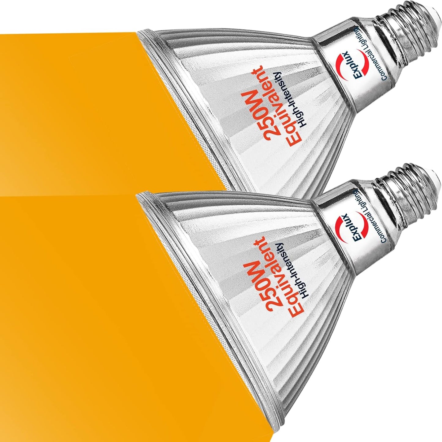 Explux Super-Intensity 250W Equivalent LED PAR38 Outdoor Flood Bulbs