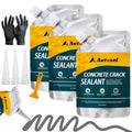 Concrete Crack Filler Self-Leveling 3-Pack - Fast Drying Repair