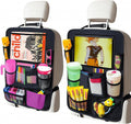Car Organizer Kick Mats Back Seat Protector - 2 Pack for Kids