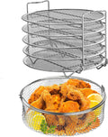 Stainless Steel Dehydrator Rack & Air Fryer Set